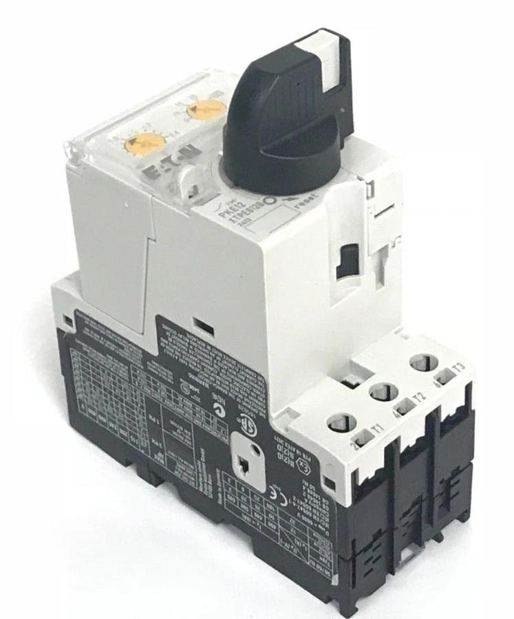 Used EATON PKE12-XTP012B CIRCUIT BREAKER W/ PKE-XTU-4 TRIP UNIT