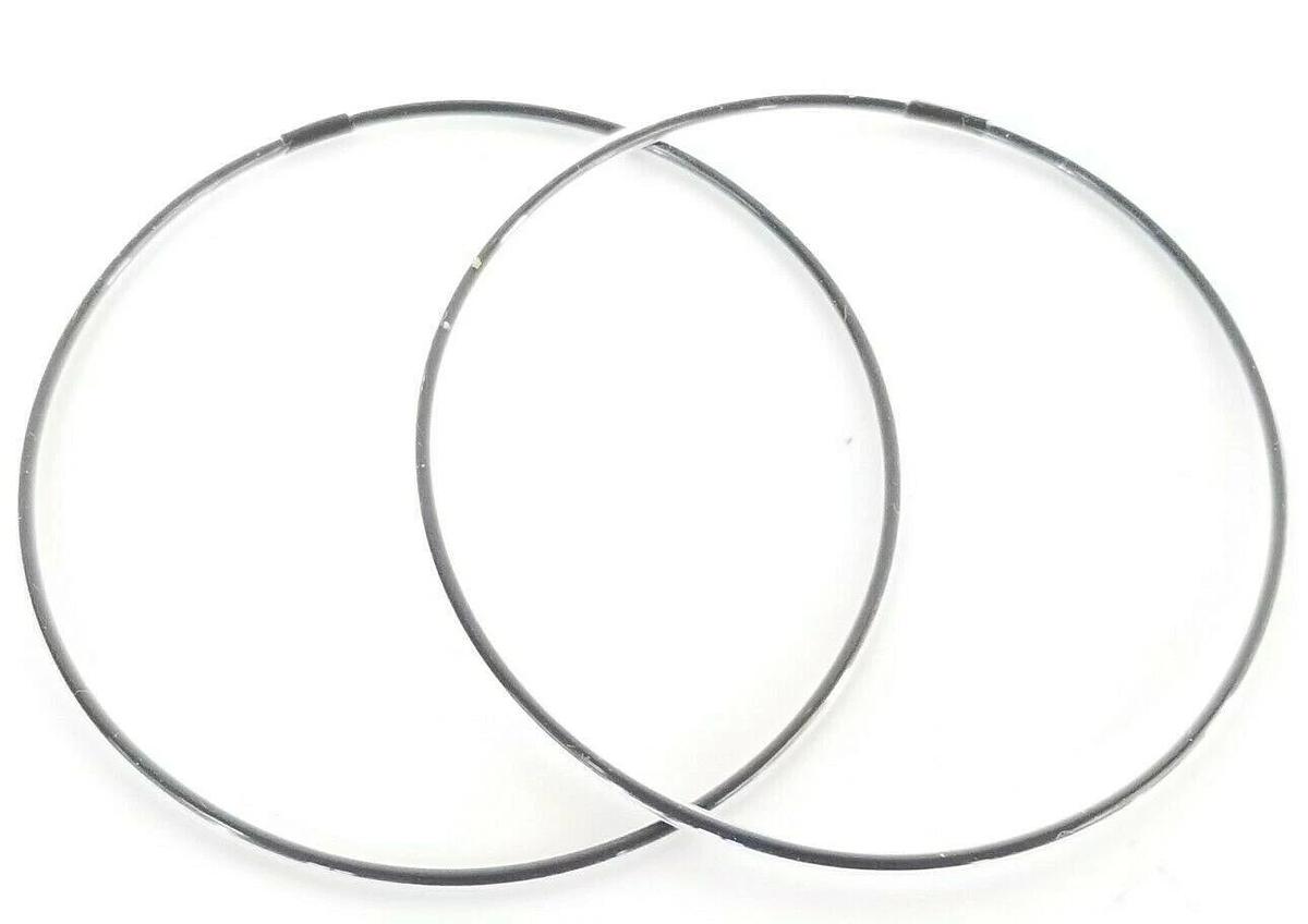 Used LOT OF 2 NEW WATERS 5711312 BS035 BLACK VITON O-RINGS