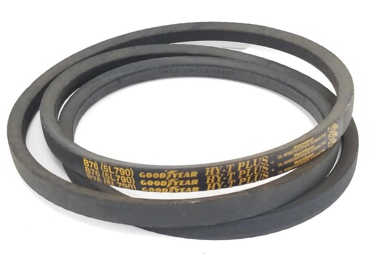 Used NEW GOODYEAR B76 HY-T PLUS 5L790 V-BELTS 21/32'' WIDTH 79'' LENGTH