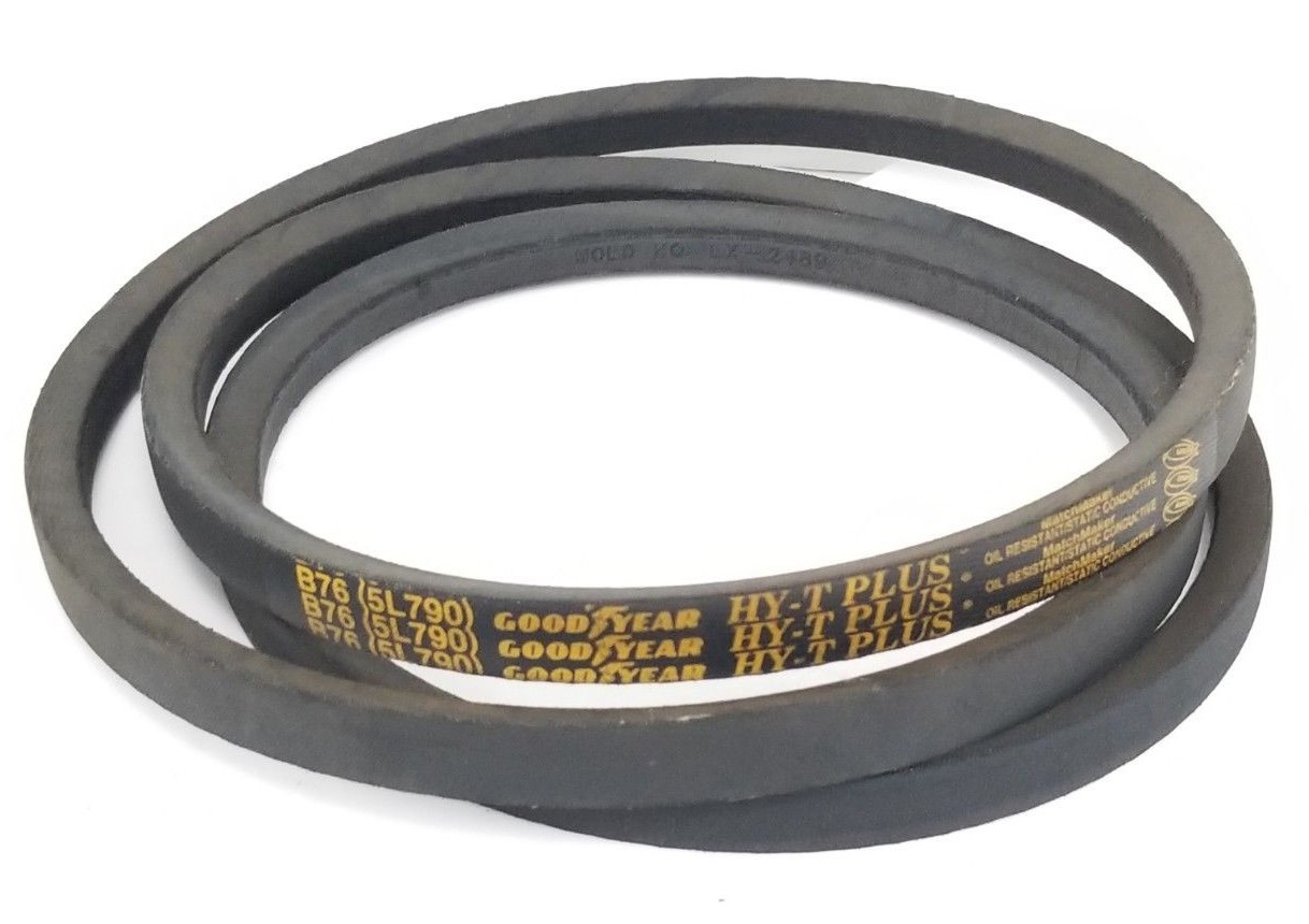 Used NEW GOODYEAR B76 HY-T PLUS 5L790 V-BELTS 21/32'' WIDTH 79'' LENGTH