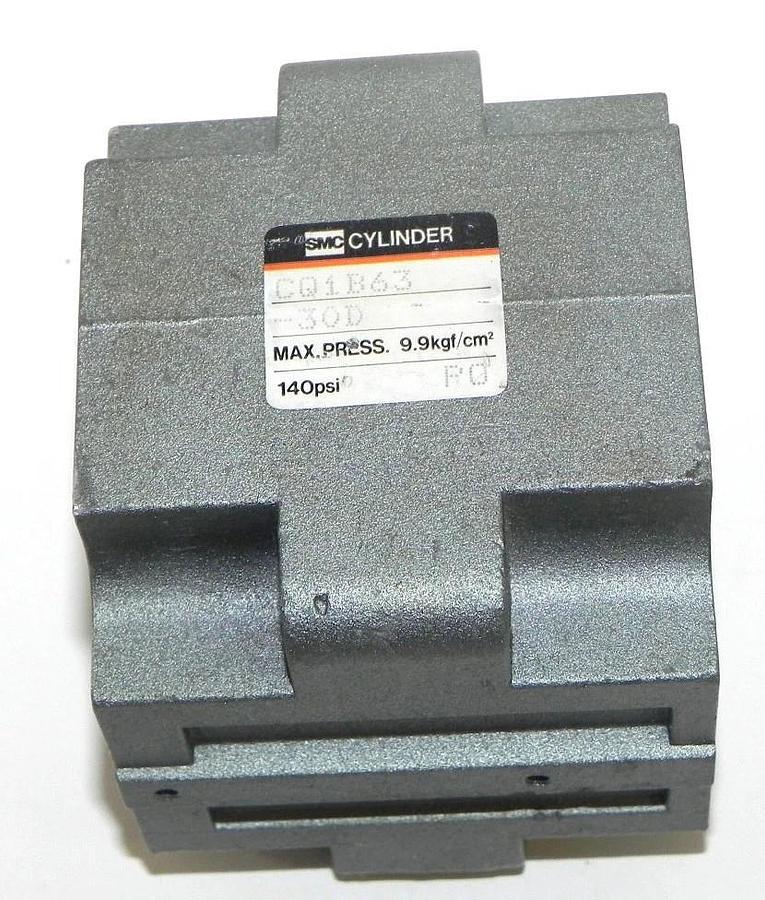Used SMC CQ1B63-30D CYLINDER CQ1B6330DMAX PRESS. 9.9KGF/CM