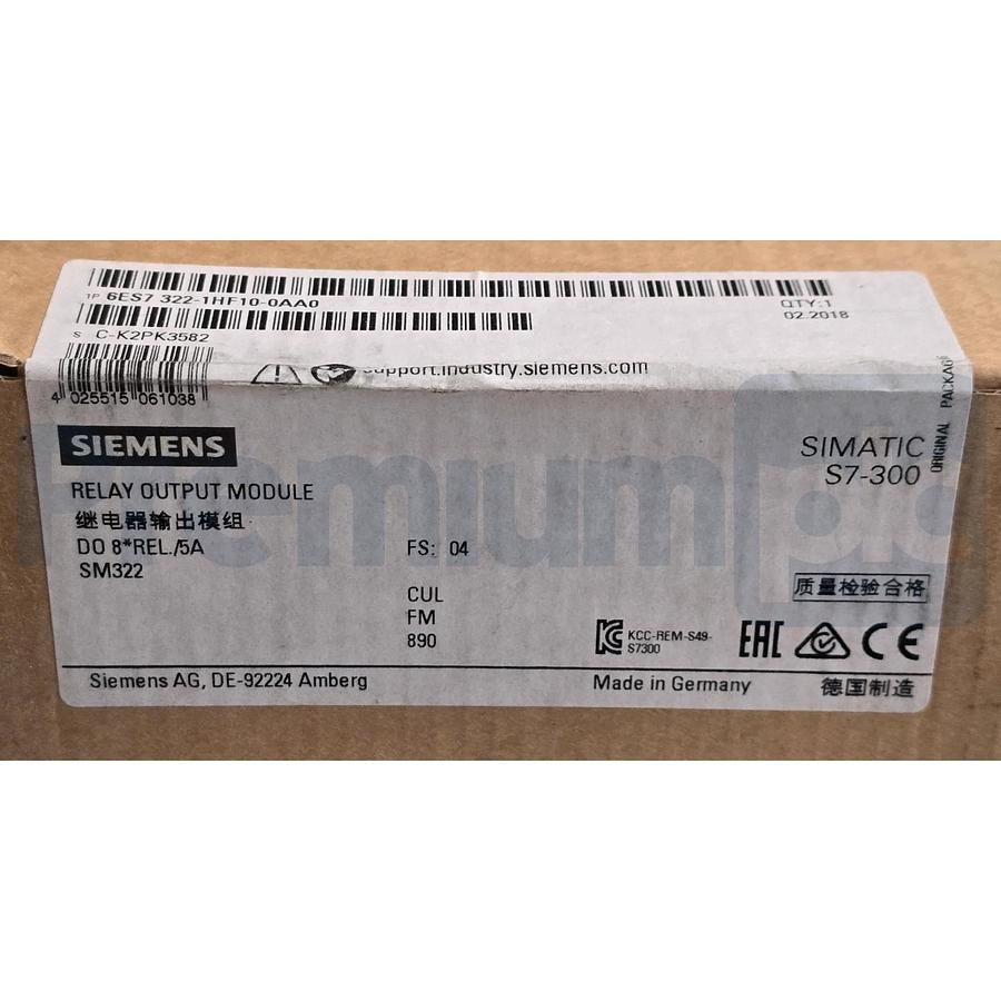 Used Siemens 6ES7322-1HF10-0AA0 SIMATIC S7-300 Digital Output Module SM 322 NSFS
