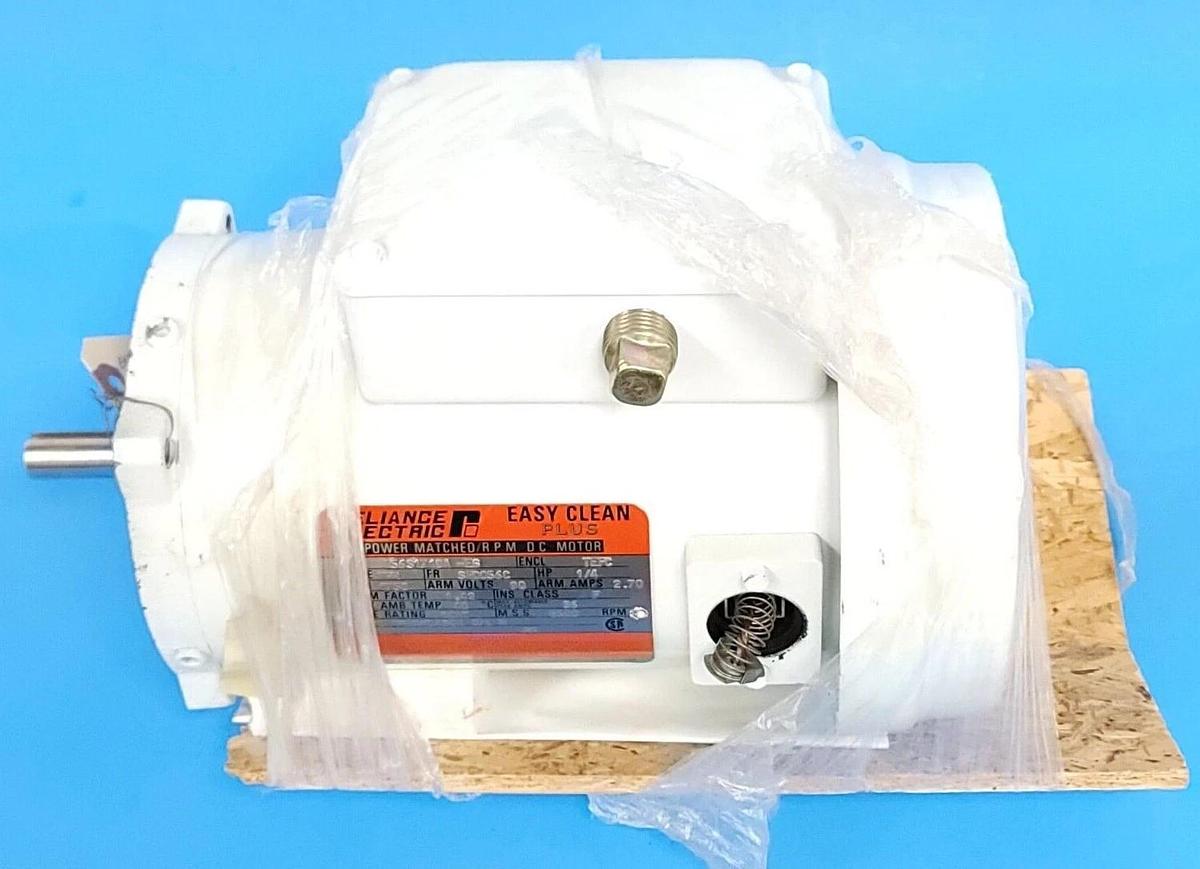 Used NEW RELIANCE ELECTRIC T56S1710A-E6 POWER MATCHED/RPM DC MOTOR 1/4HP T56S1710AE6