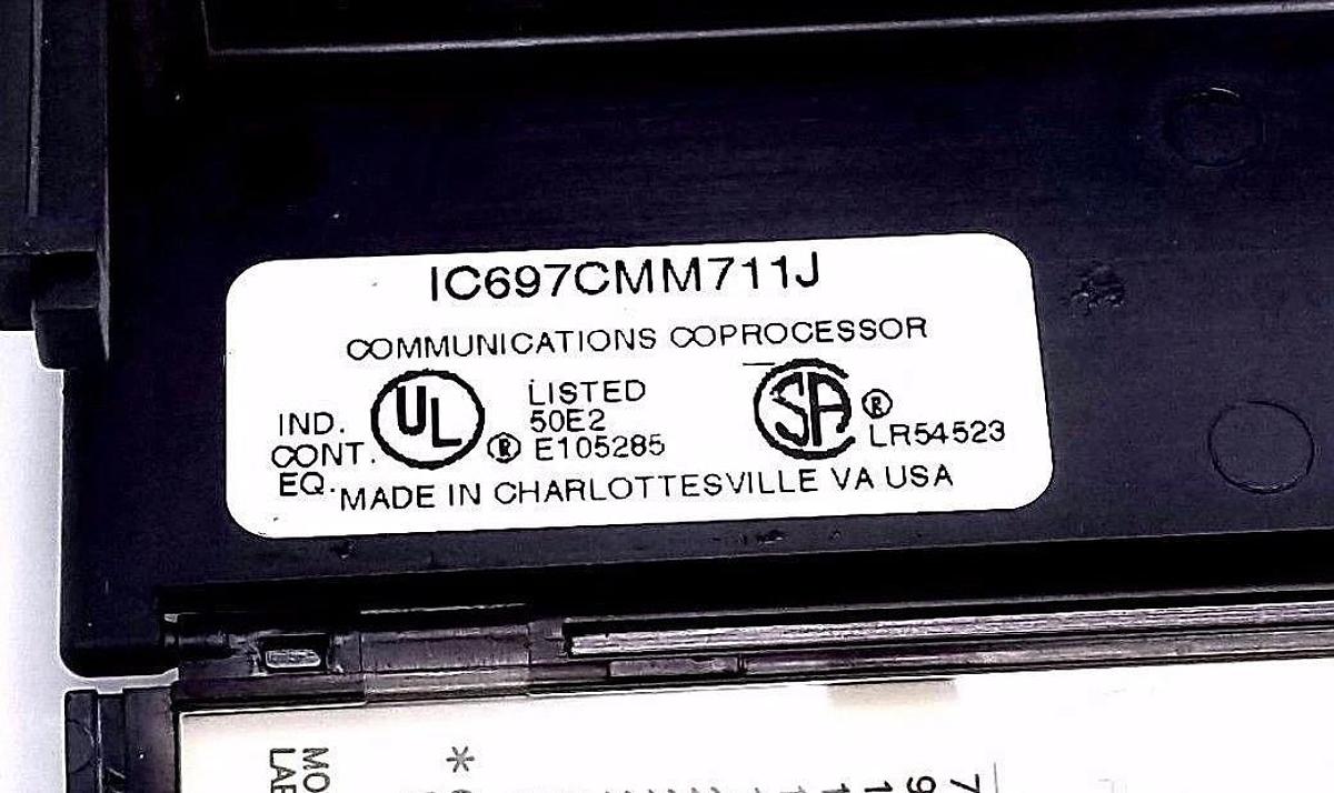 Used GE FANUC IC697CMM711J 90/70 COMMUNICATIONS COPROCESSOR IC697CMM711