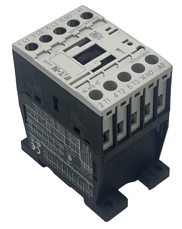 Used EATON DIL M12-10 / XTCE012B10 3-Pole IEC CONTACTOR XT IEC 12A 110V 50Hz NSNP