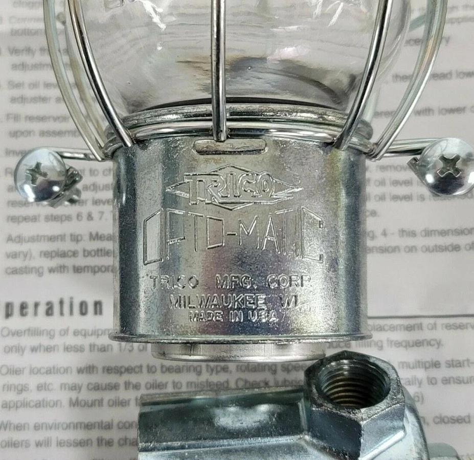 NEW FLOWSERVE TRICO #3 OIL BOWL W/ GUARD 60537503