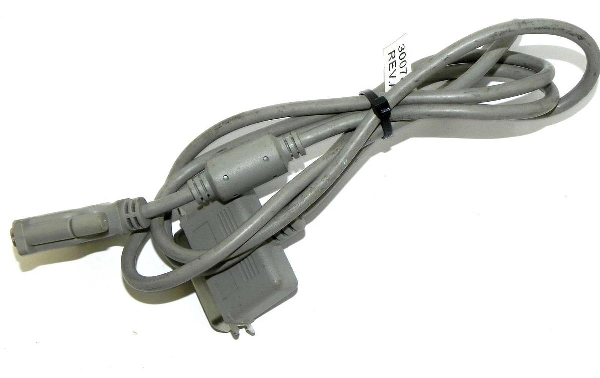 Used HP 300789-001 REV. A, DB25 MALE PARALLEL PRINTER CABLE 6FT