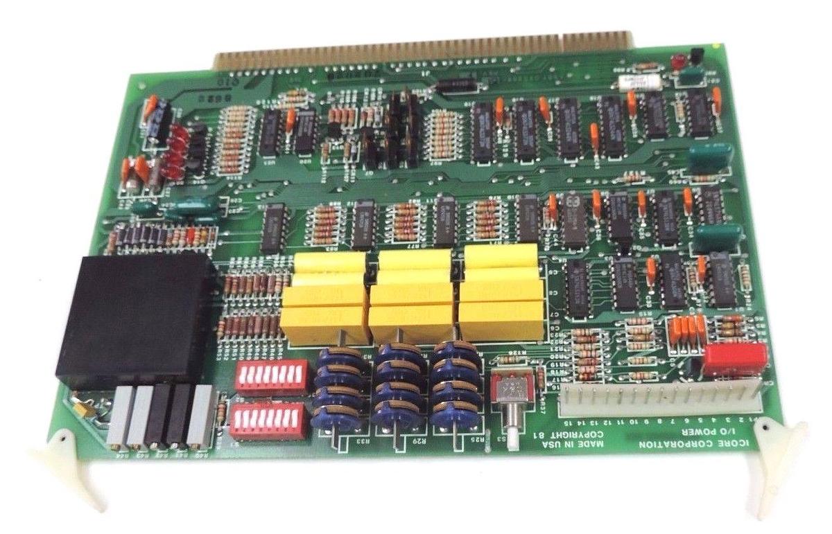 Used ICORE CORP. D20568-01 I/O POWER BOARD D2056801 REV. F