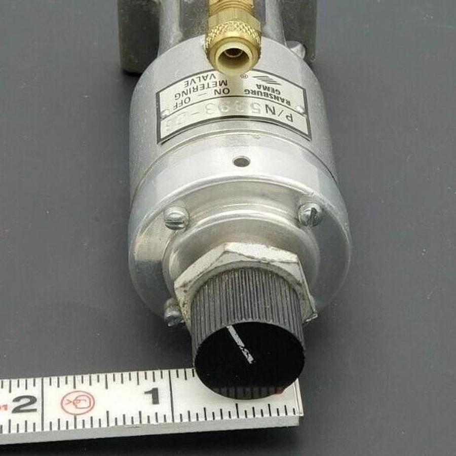 Used RANSBURG GEMA 5393-23 ON-OFF METERING VALVE 539323