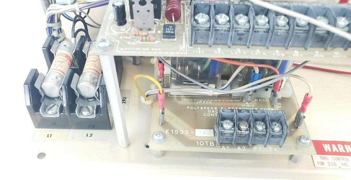 Used POLYSPEDE RSC-101 SC SERIES D.C. DRIVE RSC101