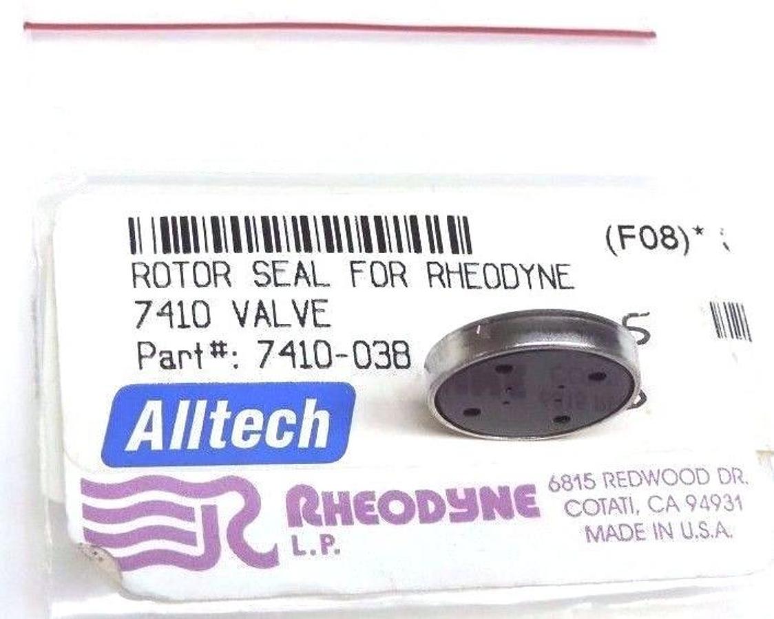 NEW RHEODYNE 7410-038 ROTOR SEAL FOR RHEODYNE 7410 VALVE, 7410038