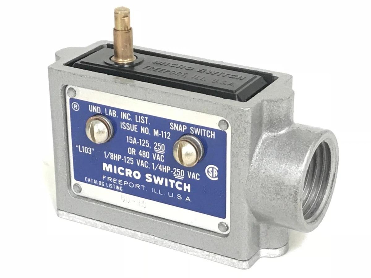 Used NIB HONEYWELL MICRO SWITCH GD-RS LIMIT SWITCH GDRS