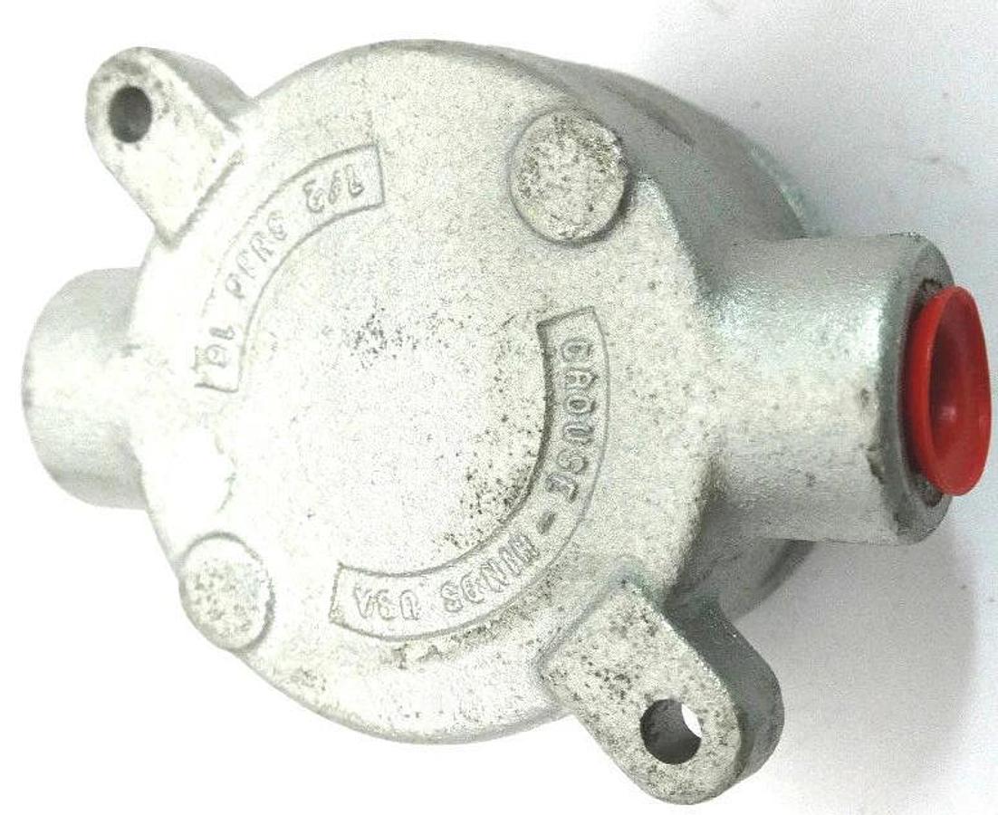 NEW CROUSE HINDS 10768-L EXPLOSION PROOF CONDUIT BOX GUJ 0612, 19.5 CU. IN.
