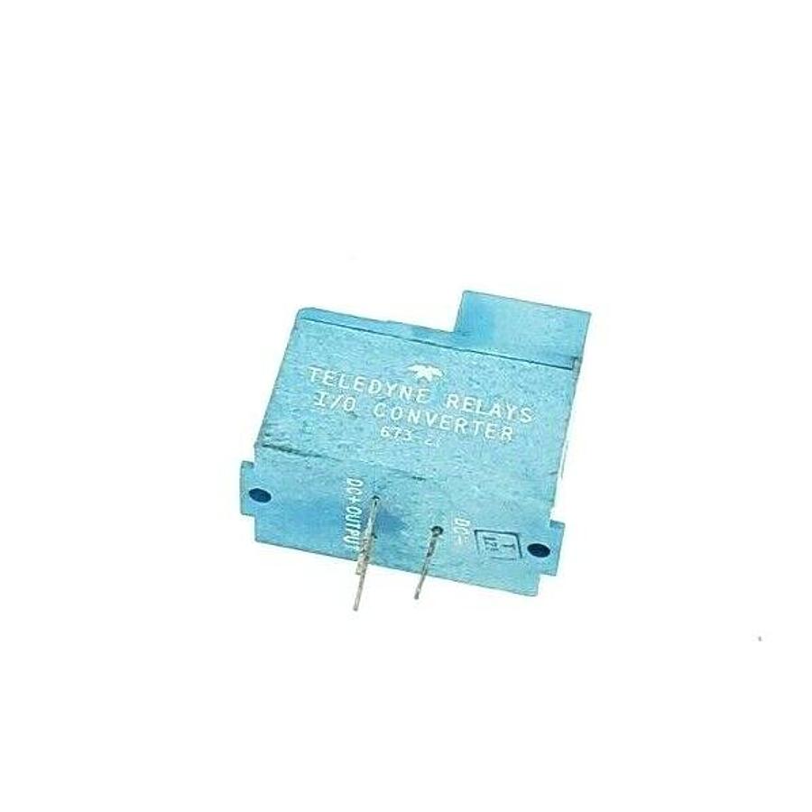 Used EAGLE SIGNAL CP720F1 I/O CONVERTER RELAY 28V DC, TELEDYNE 673-21