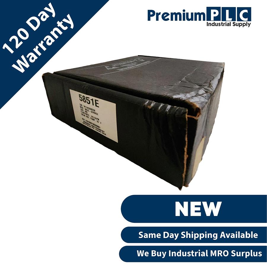 Used NEW BROOKS INSTRUMENT 5851E (AIR) MASS FLOW CONTROLLER 125 SLPM 5851E-SERVICE