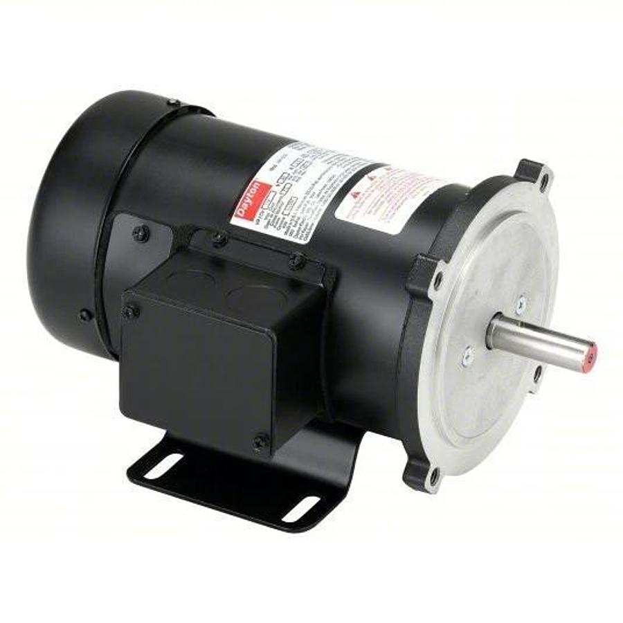 Dayton 2M167D Permanent Magnet DC Motor | 1/4 HP 1725 RPM 90V | 56C TEFC