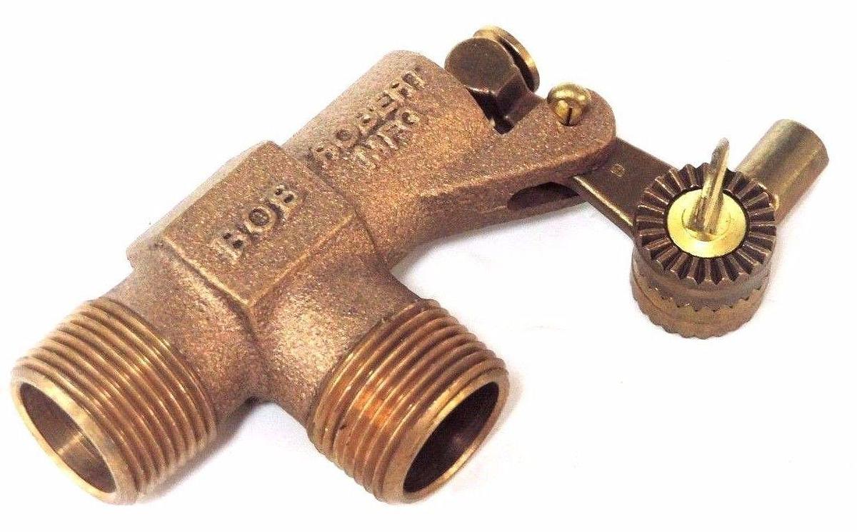Used NEW ROBERT MFG 400-3/4-5 FLOAT VALVE 3/4" MISSING STEM AND FLOAT BALL