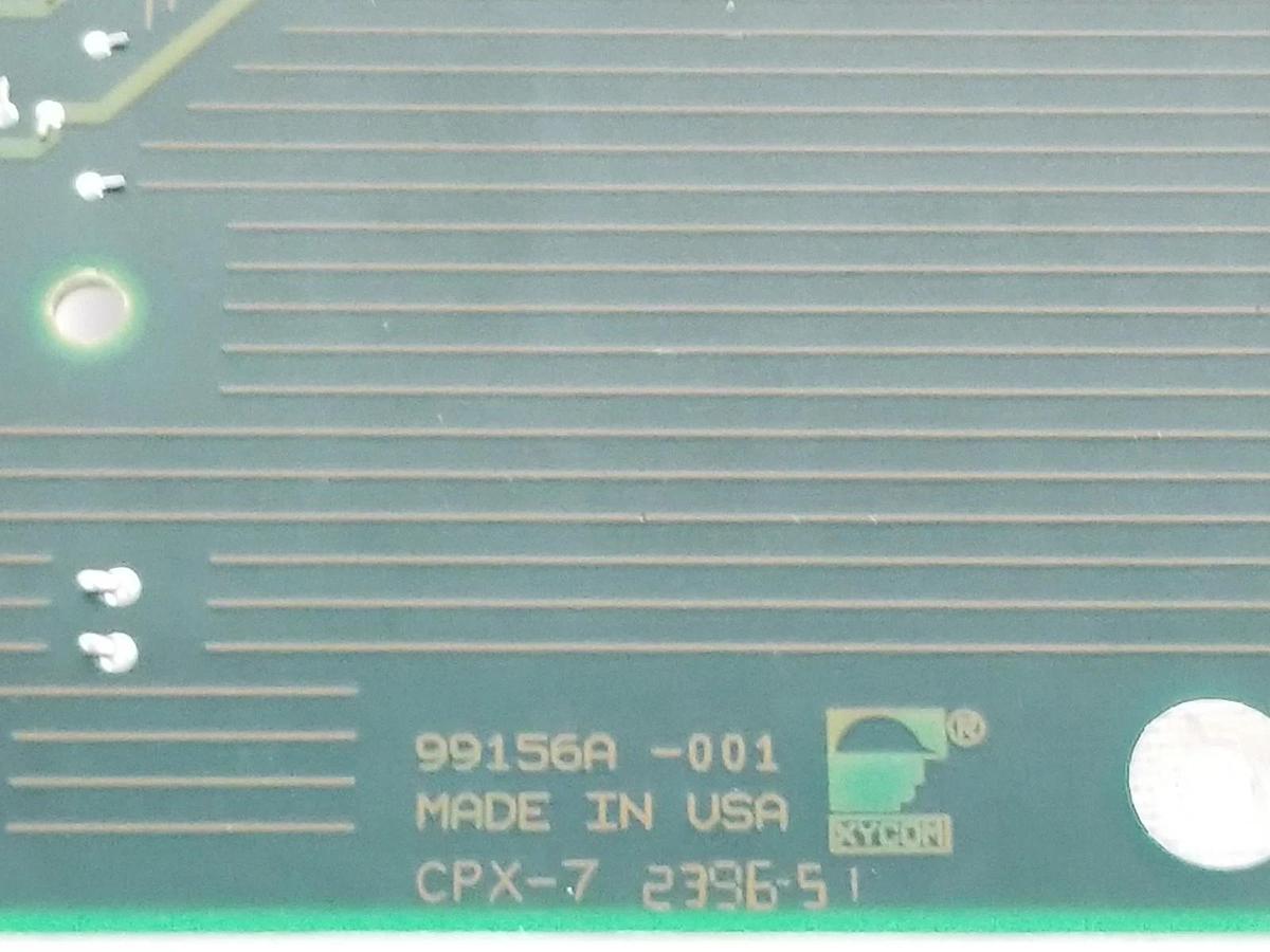 Used XYCOM 99157-001 BACKPLANE 4 SLOT CPX-7 99156A-001