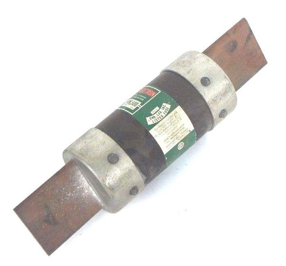 Used LOT OF 2 COOPER BUSSMANN FUSETRON FRN-500 DUAL ELEMENT CLASS K9 FUSES 250V FRN50