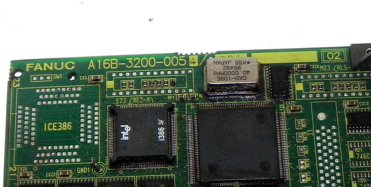 Used FANUC A16B-3200-0054/03A OPTION BOARD A16B-3200-0054 W/ A20B-2902-0192/02A