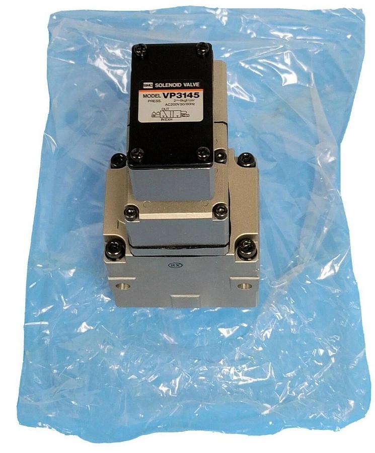 Used NIB SMC VP3145-032TB SOLENOID VALVE 200VAC, VP3145032TB, VP3145