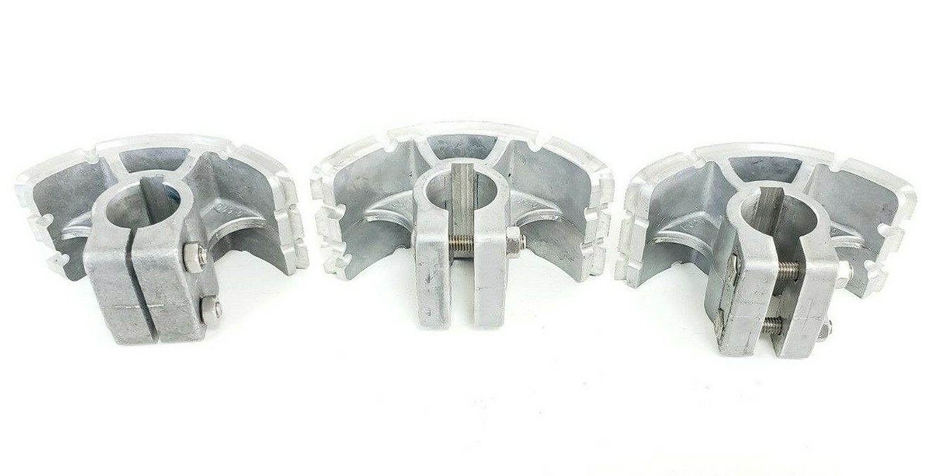 Used LOT OF 3 KRONES 1-02480009-0 ALUMINUM PALLET BODIES 1024800090
