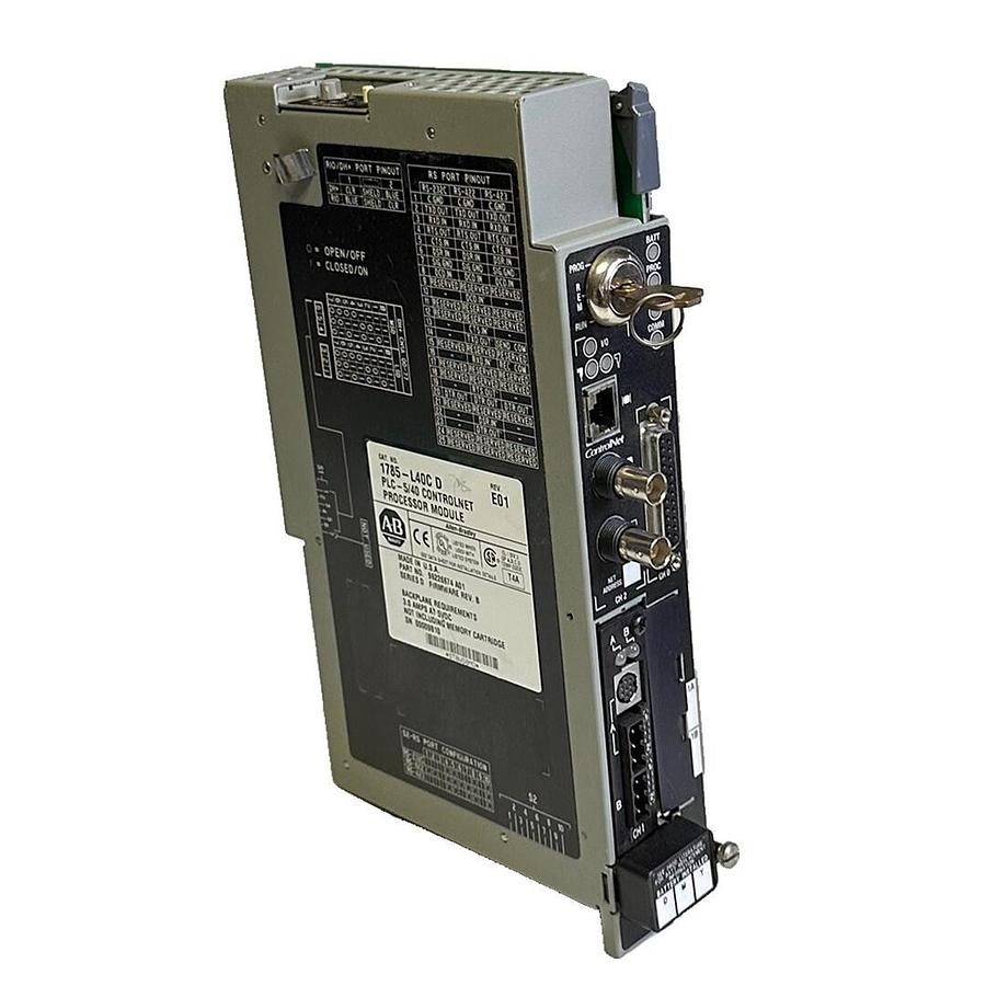 Used ALLEN BRADLEY 1785-L40C /D PLC-5/40 ControlNet PROCESSOR MODULE F/W. B 1785L40C