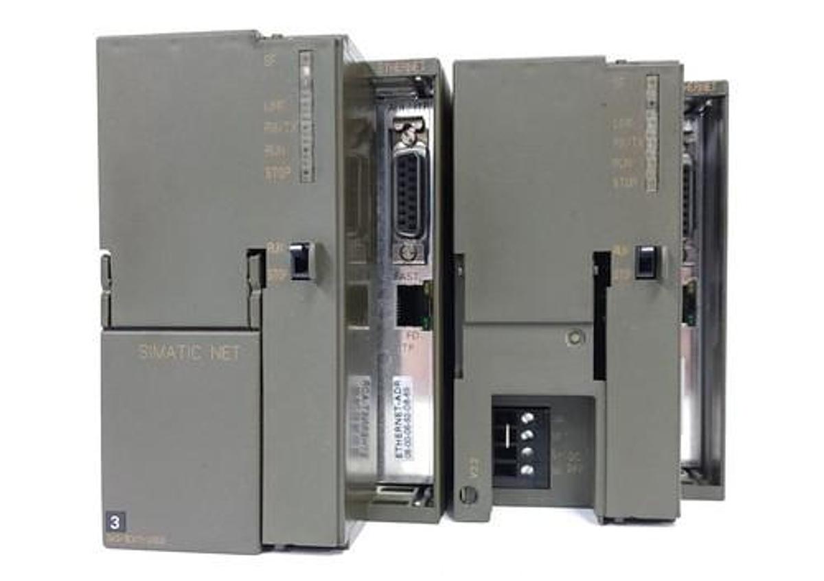 Used LOT OF 2 SIEMENS 6GK7343-1EX11-0XE0 SIMATIC NET CP ETHERNET MODULES