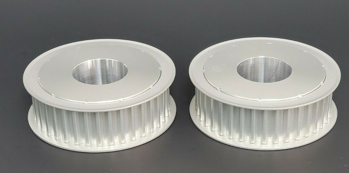 Used LOT OF 2 NEW MISUMI HTPK38S8M250-A-H38 TIMING PULLIES HTPK38S8M250AH38