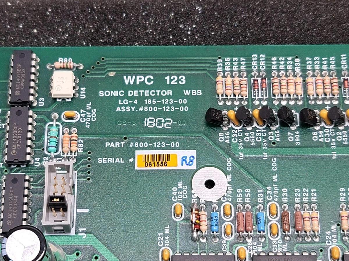 NEW WEB PRINTING 800-123-00 PC BOARD SONIC DETECTOR WPC 123 16 POINT TERMINAL