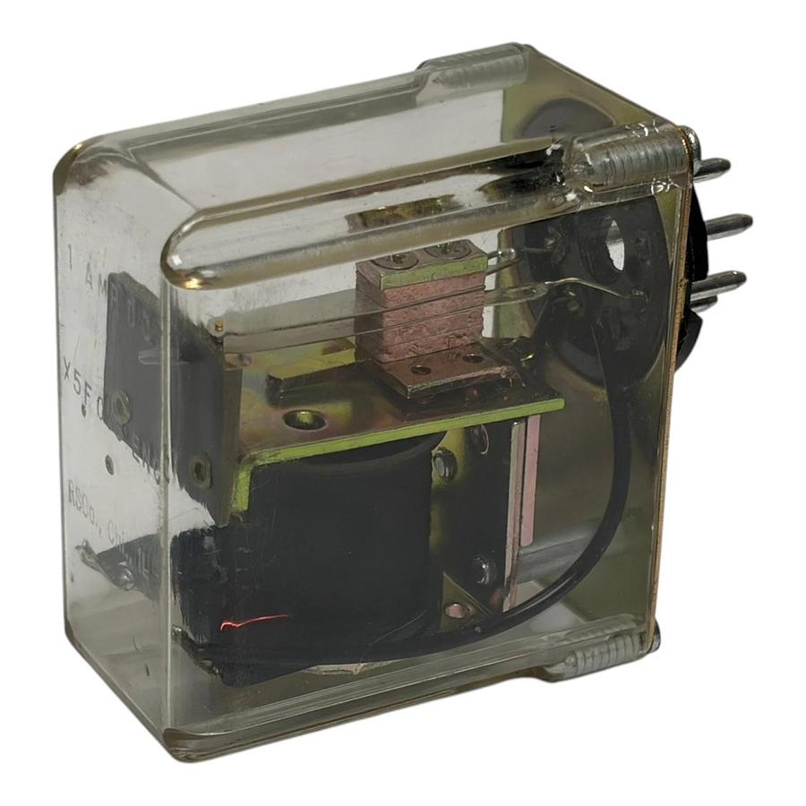 Relay Service Company X5F0.6 ENC 1 Amp DC 11-Pin Octal Plug-In Relay