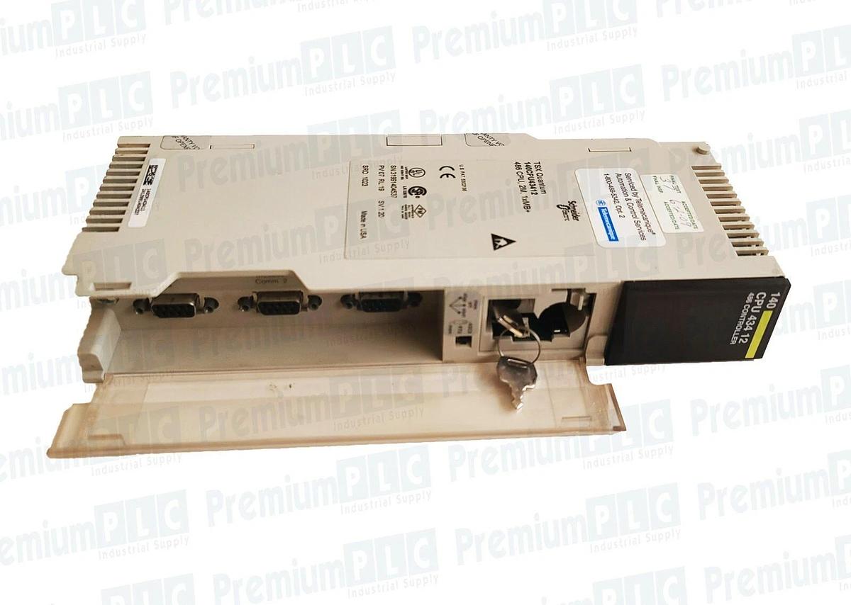 Refurbished SCHNEIDER MODICON 140CPU43412 TSX QUANTUM 486 CPU, 140-CPU-434-12 REPAIRED