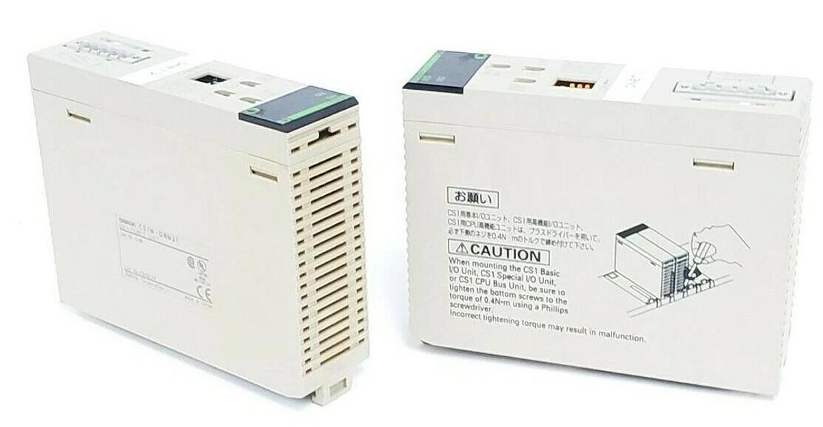 Used LOT OF 2 OMRON CS1W-DRM21 DEVICENET UNITS 24V DC, 0.5W, CS1WDRM21