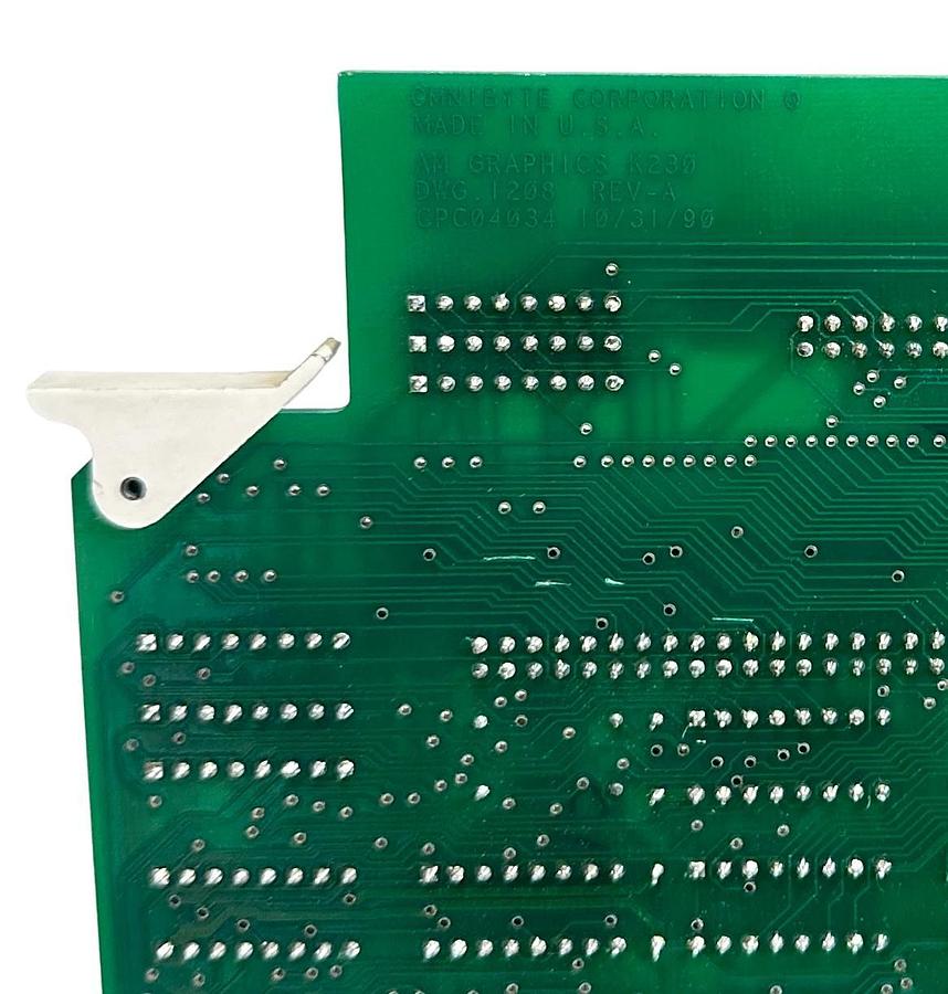 Used OMNIBYTE SE20-34 / SE2034 Rev. D ASSEMBLY BOARD AM GRAPHICS K230 USNP