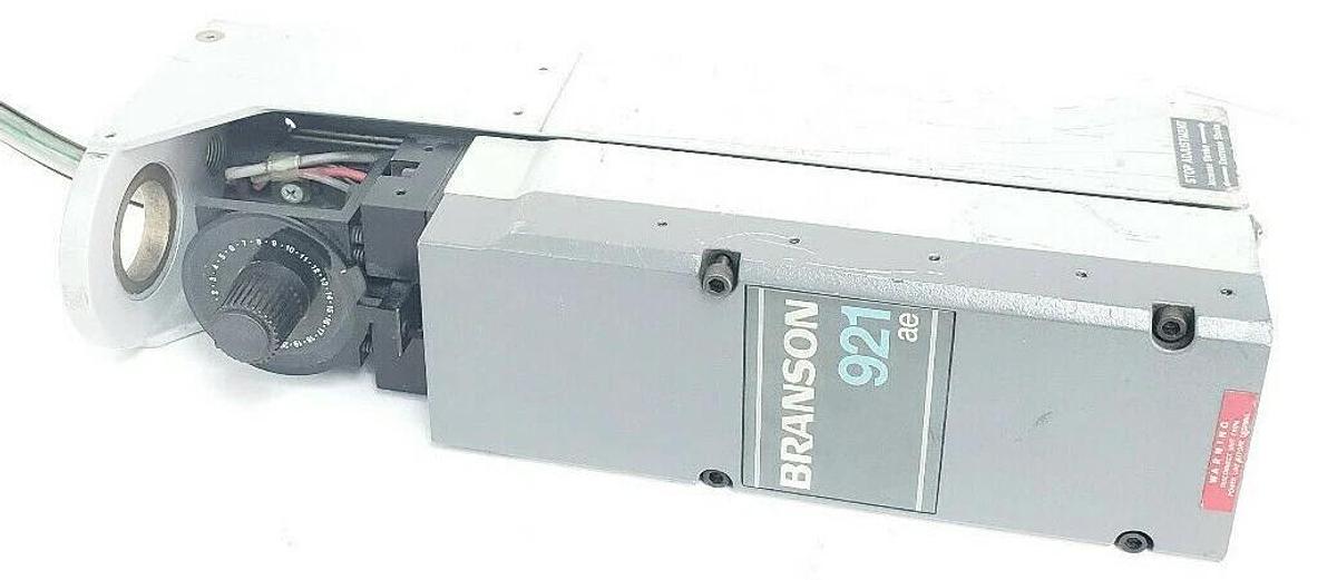 Used BRANSON 900 SEREIS 921 AE ULTRASONIC WELDER ACTUATOR 921AE