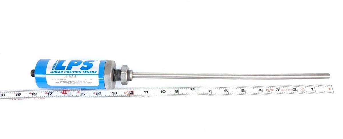 Used GEMCO 940061E LINEAR POSITION SENSOR 0-10 VDC ANALOG