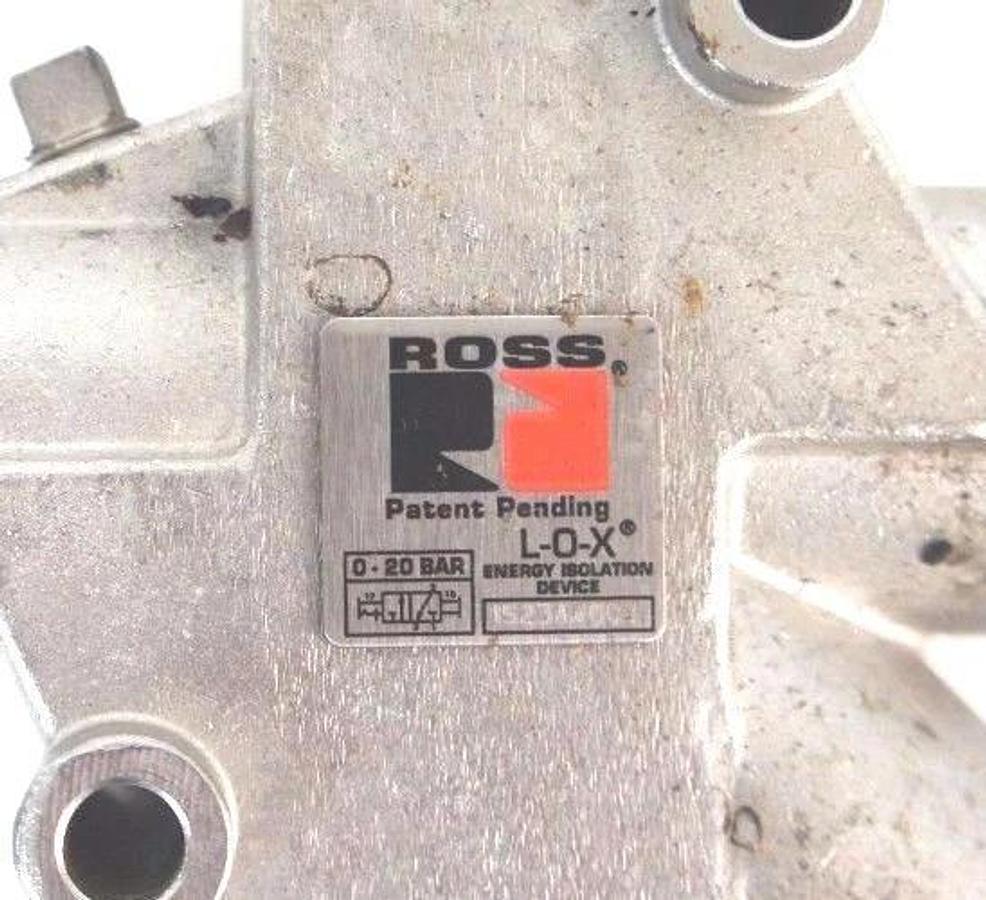 Used NIB ROSS 1523A4004 L-O-X ENERGY ISOLATION VALVE 0-20 BAR