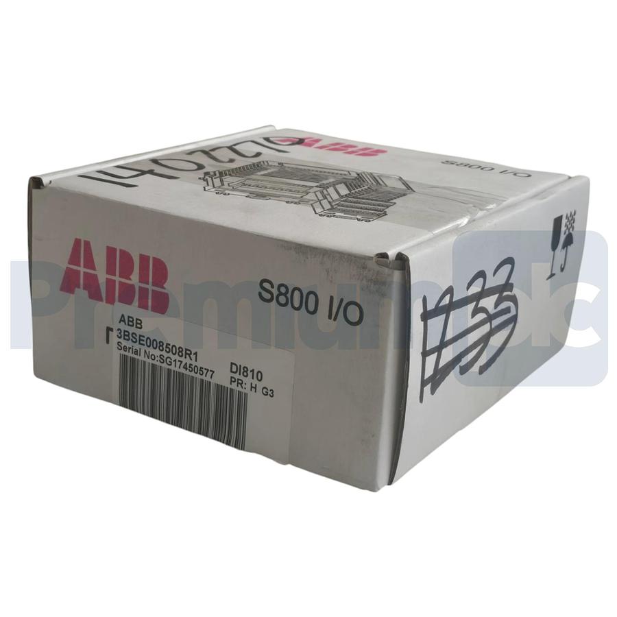 Used ABB S800 I/O 3BSE008508R1 DI810 Digital Input Module 24V 16-Ch PR:H G3 NSMP