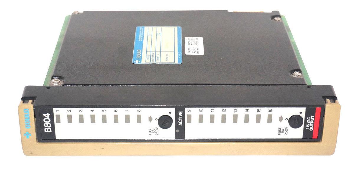 Used MODICON AS-B804-016 115VAC OUTPUT MODULE, REV M, ASB804016