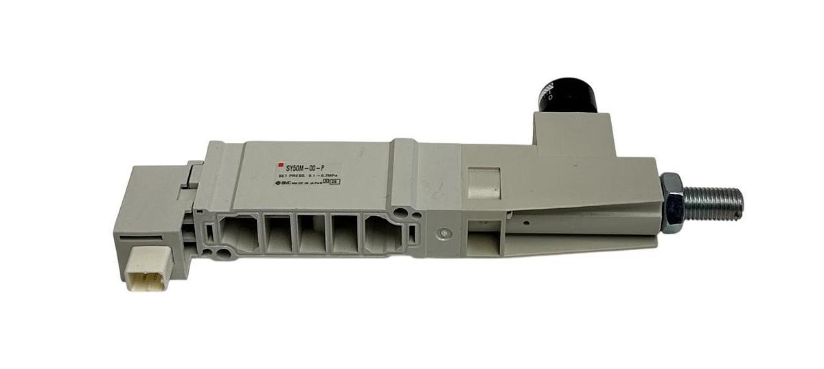 2 SMC SY50M-00-P / SY50M00P PNEUMATIC PRESSURE REGULATORS W/ GAUGE 1-PORT NSMP