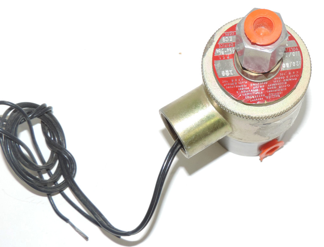 Used SKINNER X5H51580 1/4" SOLENOID VALVE CODE EC9 X5H51580EC9