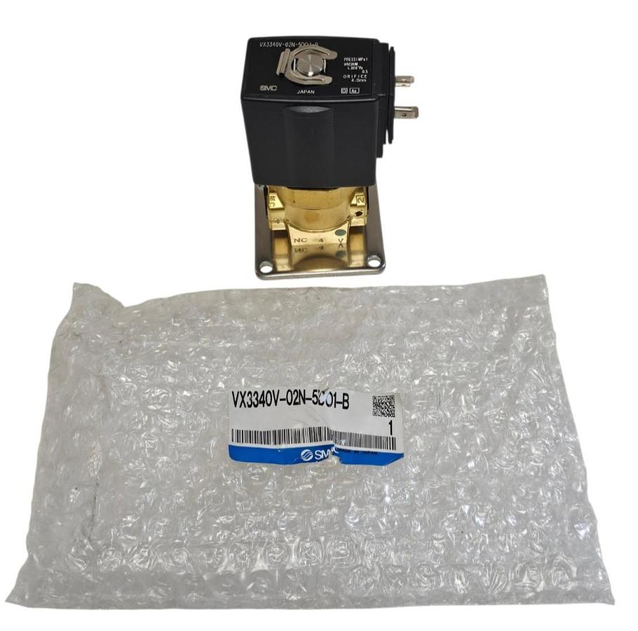 NEW SMC VX3340V-02N-5DO1-B SOLENOID VALVE 3-PORT 24VDC COIL RATING