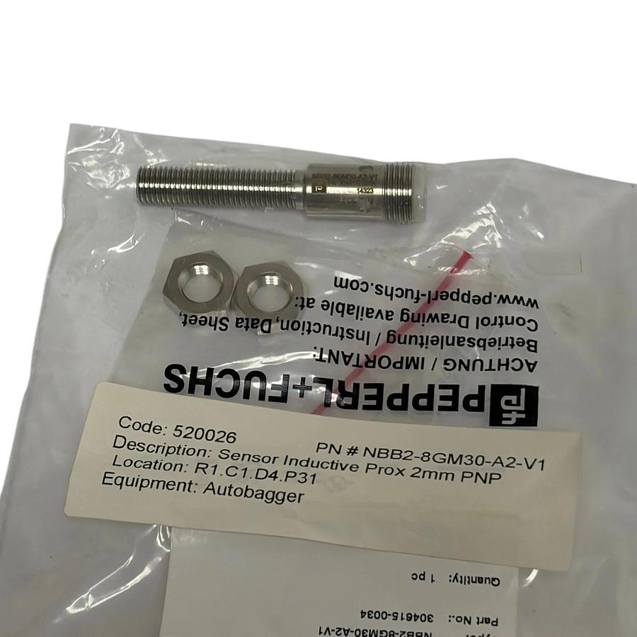 Pepperl+Fuchs NBB2-8GM30-A2-V1 Inductive Proximity Sensor PNP 2mm Flush New