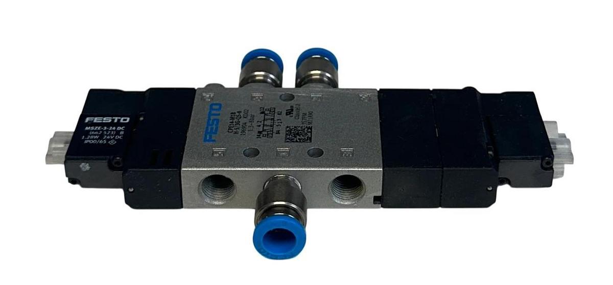 FESTO CPE14-M1BH-5/3G-QS-8 / 196904 PNEUMATIC SOLENOID VALVE 24VDC 1.28W NSMP