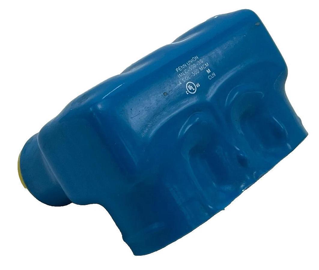 Penn-Union IMLC-500-3S Insulated Multi-Tap Connector, 3-Port, 500 MCM - 4 AWG