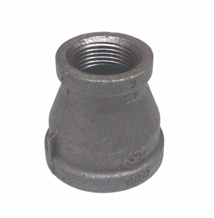 Used BOX OF 4 NEW MUELLER 521-375HC BLACK REDUCERS 1-1/2" X 1", 521375HC