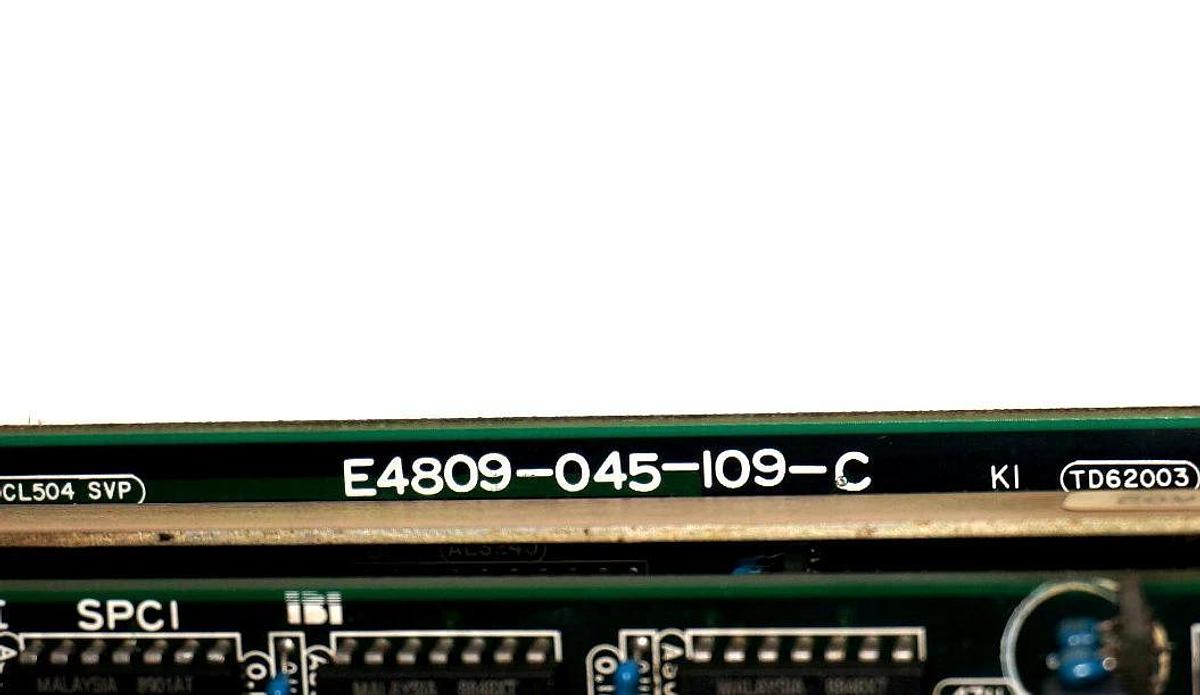 Used OKUMA E4809-045-109-C OPUS 5000-II SVP BOARD W/ 2 E4809-045-110-C SPC1 BOARDS