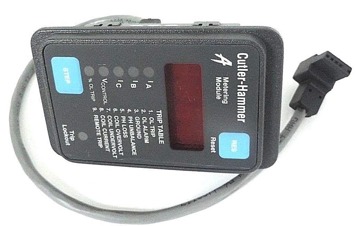 Used CUTLER HAMMER 9996D14C01 METERING MODULE W/ CABLE