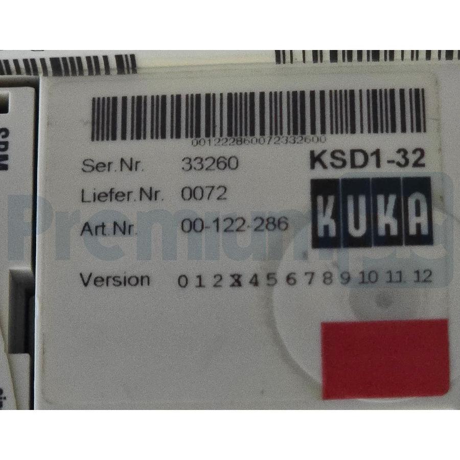 Used KUKA KSD1-32 E93DA113I4B531 SERVO DRIVE E93DA113I4B531XX4B23 13046923 w/SBM2