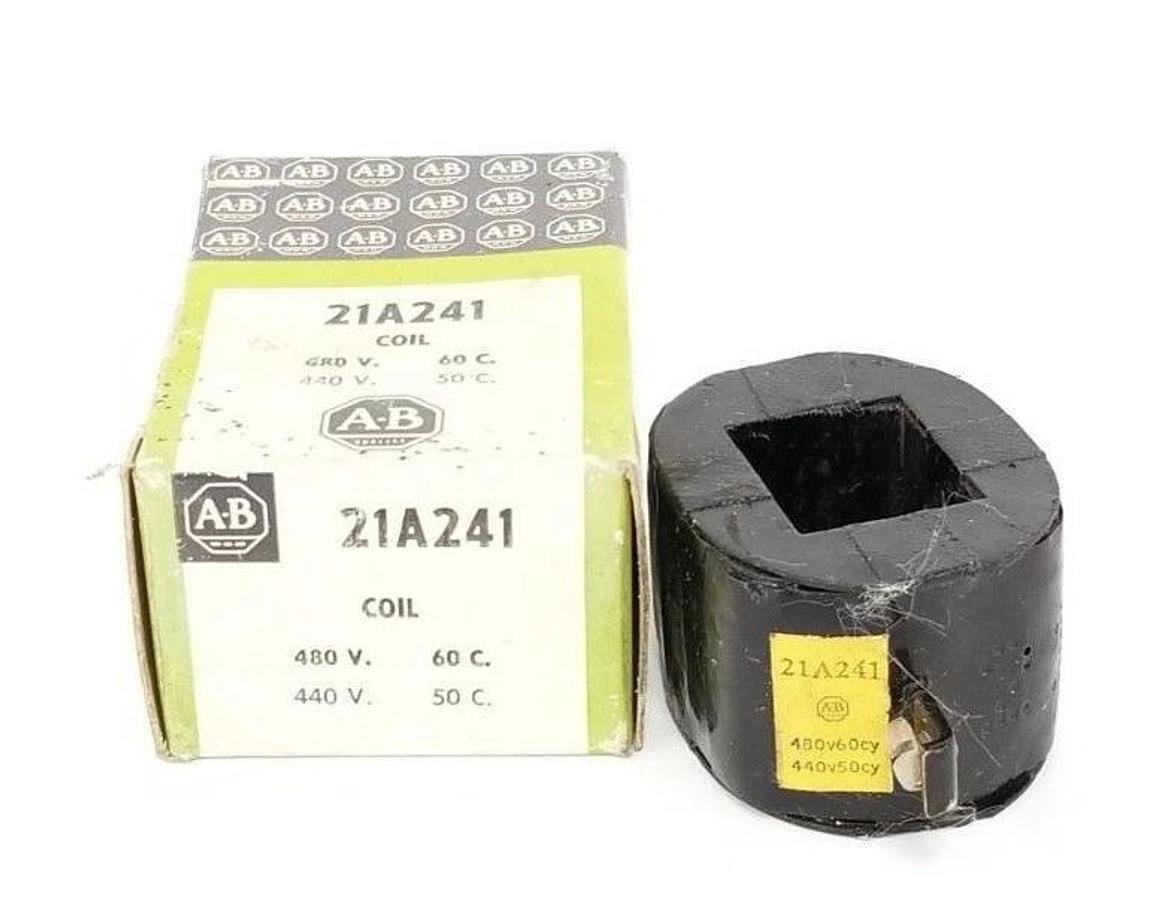 Used NIB ALLEN BRADLEY 21A241 COIL 480V 60CY, 440 V. 50CY.